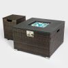 Rattan Propane Tank Cover Gas Bottle Cover Outdoor Wicker Gas Cylinder Cover - as Pic