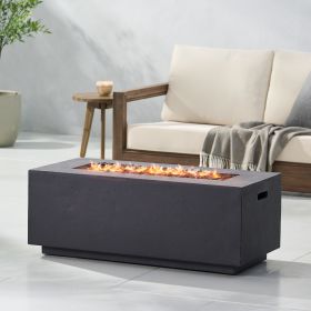 40" RECTANGULAR MGO FIRE PIT - 40 000 BTU - as Pic