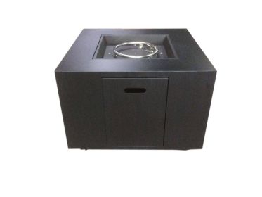 WELLINGTON 33" SQUARE IRON FIRE PIT-50,000 BTU - as Pic