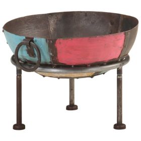 Colorful Rustic Fire Pit Ø 15.7" Iron - Multicolour