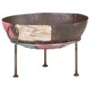 Colorful Rustic Fire Pit Ø 23.6" Iron - Multicolour