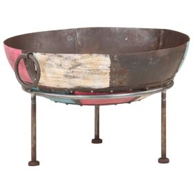 Colorful Rustic Fire Pit Ø 23.6" Iron - Multicolour