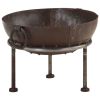 Rustic Fire Pit Ø 15.7" Iron - Brown