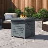 25" H x 30" W Steel Propane/Natural Gas Fire Pit Table - CM-0126