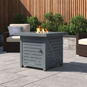 25" H x 30" W Steel Propane/Natural Gas Fire Pit Table - CM-0126