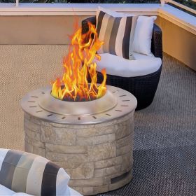 Stackstone Look Smokeless Firepit With Wood Pellet/Twig/Wood As The Fuel - as Pic