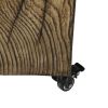 New Product Faux Woodgrain Tempered Glass Outdoor Propane Gas Fire Heater - as Pic