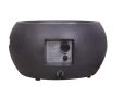 New Design Product Faux Concrete Texture Round Dark Propane Outdoor Fire Pit - as Pic