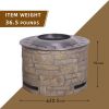 Stackstone Look Smokeless Firepit With Wood Pellet/Twig/Wood As The Fuel - as Pic