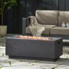40" RECTANGULAR MGO FIRE PIT - 40 000 BTU - as Pic