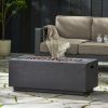40" RECTANGULAR MGO FIRE PIT - 40 000 BTU - as Pic