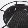 32'' Bridgeman Star and Moon IRON Burning Outdoor FIRE PIT - as Pic