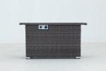 44" Gas Propane Fire pit Table Rectangle 50,000 BTU - as Pic