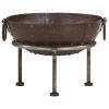 Rustic Fire Pit Ø 15.7" Iron - Brown