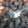 Living Source International Concrete/Glass Propane/Natural Gas Fire Pit Table (Charcoal) - 1