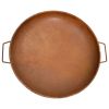 Fire Pit 26.6"x22.8"x8.9" Steel - Brown