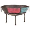 Colorful Rustic Fire Pit Ø 23.6" Iron - Multicolour