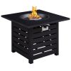 23.8'' H x 31.75'' W Outdoor Fire Pit With Table Top , 40000 BTU, for Deck Garden Backyard - as Pic