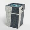 Outdoor Concrete Fire Pit Column Propane Fire Pit Patio Gas Fire Pit - as Pic