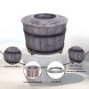 Smokeless Firepit With Wood Pellet/Twig/Wood As The Fuel, Wood Look - as Pic