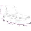 Sun Loungers 2 pcs with Cushions 78.7"x26.8"x32.7" Solid Wood Acacia - Brown