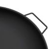 Fire Pit 26.6"x22.8"x8.9" Steel - Black