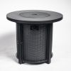 30inch Propane Round Fire Table 40000BTU Propane Fire Pit Table - as Pic