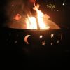 Fireplace with Spark Screen, Poker for Bonfire Patio Backyard Garden Picnic Fire Pit 30in Fire Pits for Outside Wood Burning Outdoor - as picture