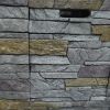 Gas Fire Pit with Lava Rocks and Control Panel, Brown - as Pic