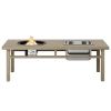 Best Stainless Steel Ice Tub Aluminum Rectangle Fire Pit Table Gas Propane Outdoor Firepit Table For Outside Patio Garden - as Pic