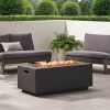 40" RECTANGULAR MGO FIRE PIT - 40 000 BTU - as Pic