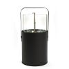 Black Ethanol Fire Pit, Tabletop Fire Pit, Mini Fire Pit, Portable Fireplace for Indoor & Garden for Dinner Parties, Home Decoration - as Pic
