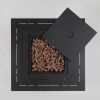 28inch Wicker Square Fire Pit Table - as Pic
