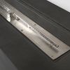 Dark Grey 70inch Concrete Large Fire Pit Table - as Pic