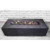Living Source International 15'' H x 56'' W Concrete Outdoor Fire Pit Table  (Concrete) - 1