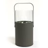 Grey Mini Fire Pit, Tabletop Fire Pit, Ethanol Fire Pit, Portable Fireplace for Indoor & Garden for Dinner Parties, Home Decoration - as Pic