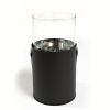 Black Ethanol Fire Pit, Tabletop Fire Pit, Mini Fire Pit, Portable Fireplace for Indoor & Garden for Dinner Parties, Home Decoration - as Pic