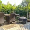 Fireplace with Spark Screen, Poker for Bonfire Patio Backyard Garden Picnic Fire Pit 30in Fire Pits for Outside Wood Burning Outdoor - as picture